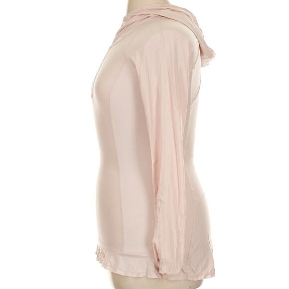 Lululemon Active Light Weight Pink Long Sleeve Shirt With Hood - Picture 5 of 5
